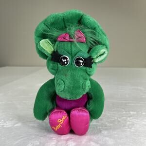Vintage Plush 1992 Baby Bop from Barney Plush 13" by Lyon Group Green Purple